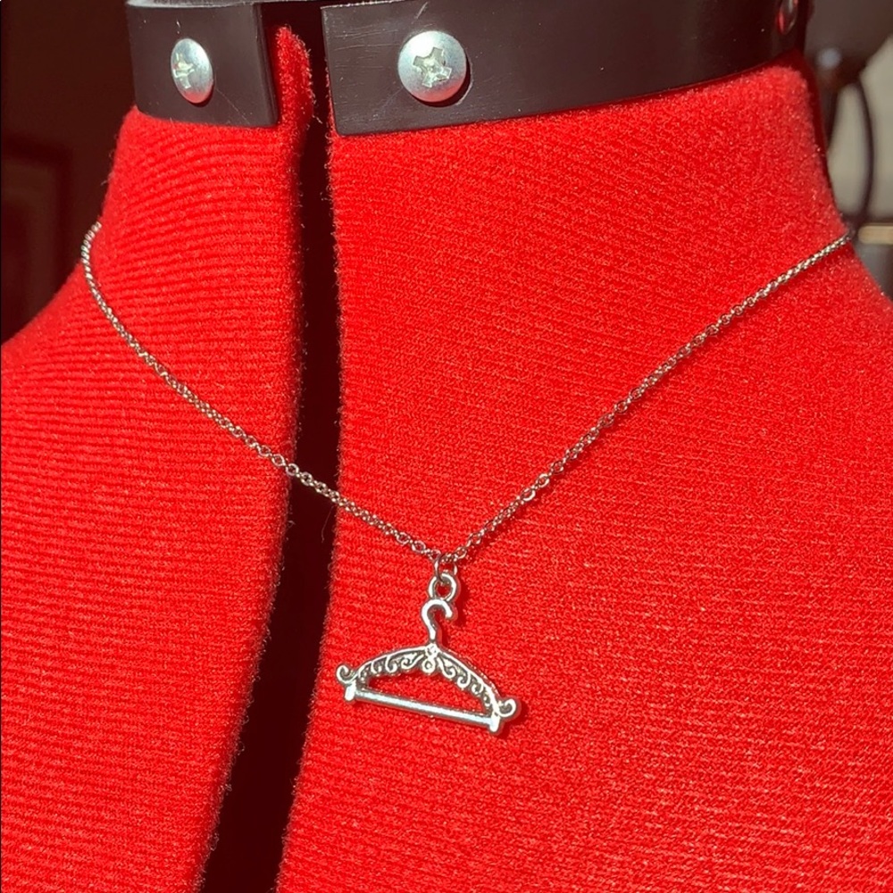 Vintage Clothes Hanger Necklace